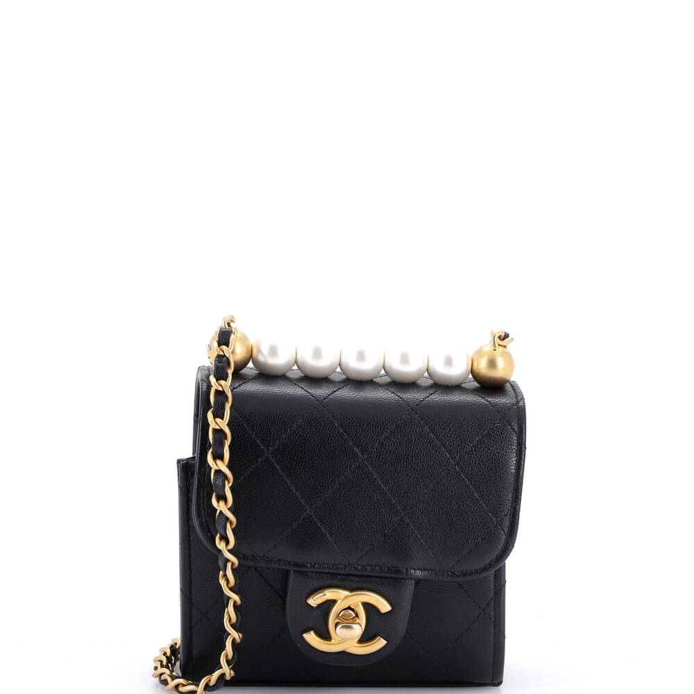 Chanel Chic Pearls Flap Clutch With #260692C22B